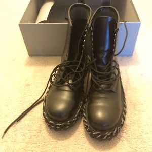 Balenciaga Black Gored Ankle Boots/Booties US size 9.5